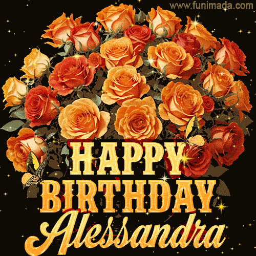 Buon compleanno Alessandra – GIF di buon compleanno n. 20