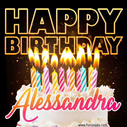 Buon compleanno Alessandra – GIF di buon compleanno n. 21