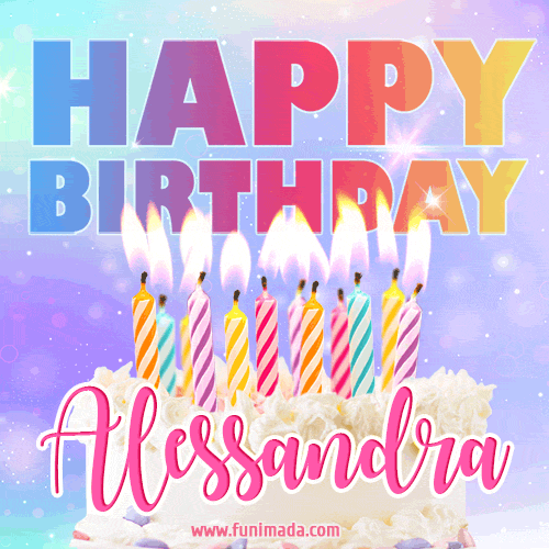 Buon compleanno Alessandra – GIF di buon compleanno n. 22