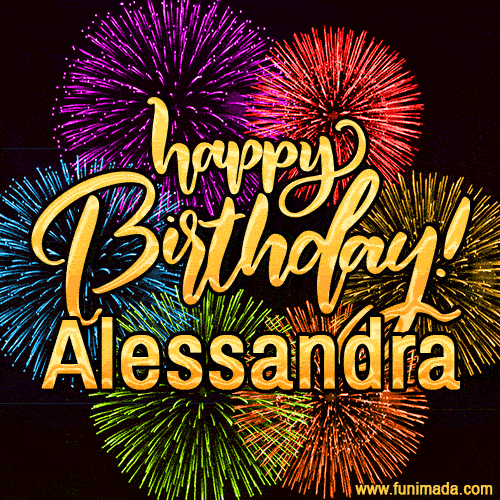 Buon compleanno Alessandra – GIF di buon compleanno n. 24