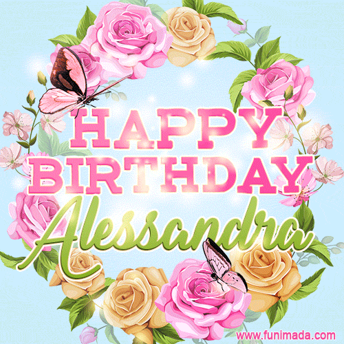 Buon compleanno Alessandra – GIF di buon compleanno n. 25