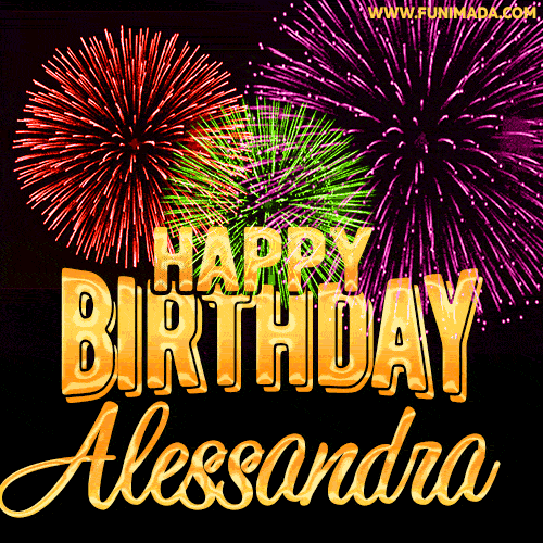 Buon compleanno Alessandra – GIF di buon compleanno n. 26