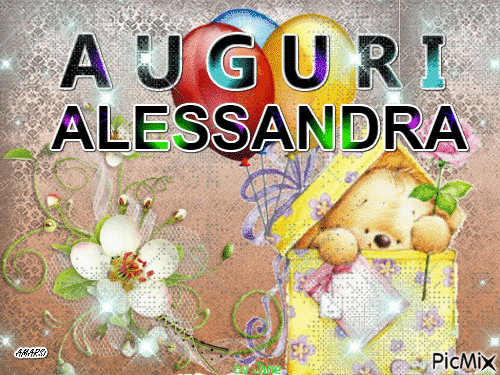 Buon compleanno Alessandra – GIF di buon compleanno n. 8
