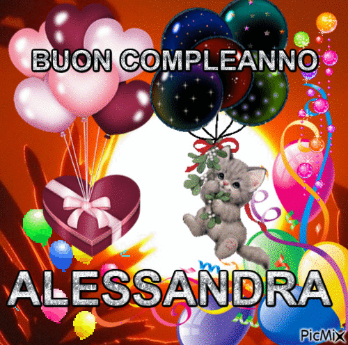 Buon compleanno Alessandra – GIF di buon compleanno n. 10