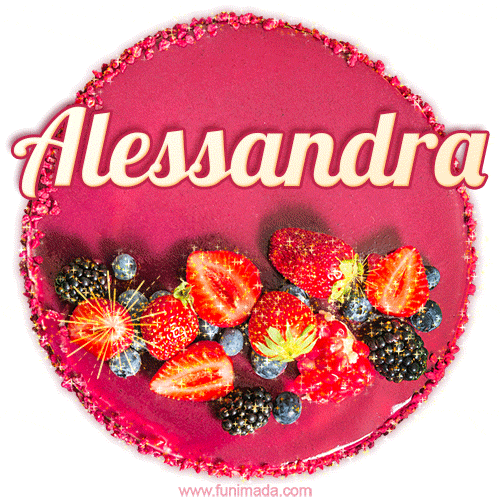 Buon compleanno Alessandra – GIF di buon compleanno n. 13