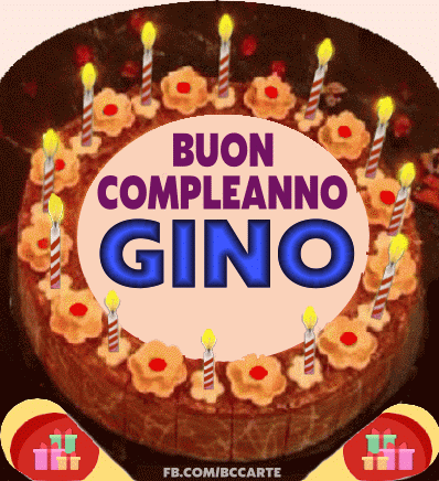 Buon compleanno Gino – GIF di buon compleanno n. 2