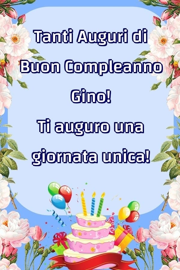 Buon compleanno Gino – immagine di buon compleanno n. 76