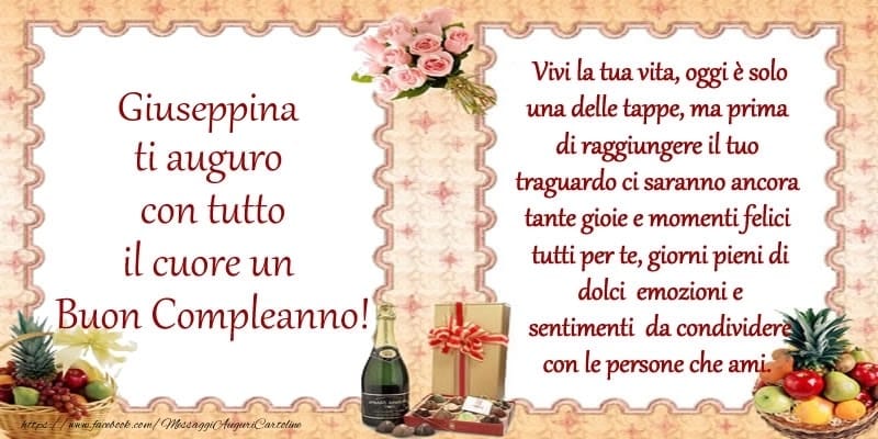 Buon compleanno Giuseppina – immagine di buon compleanno n. 82