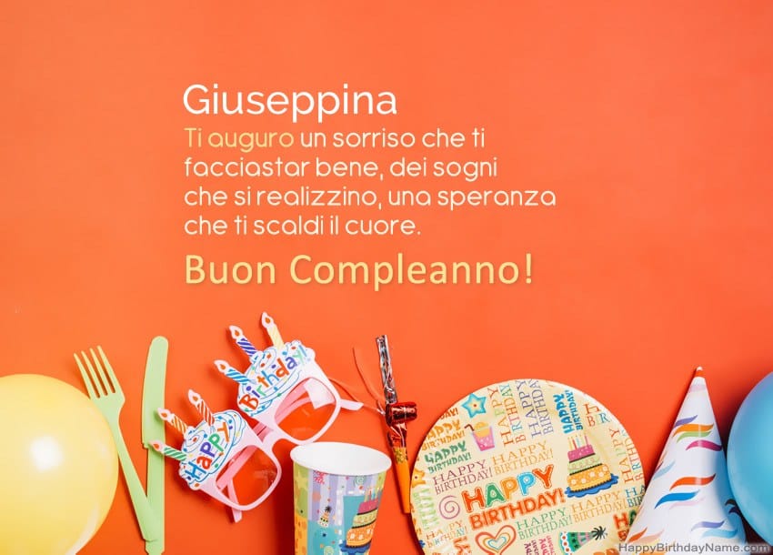 Buon compleanno Giuseppina – immagine di buon compleanno n. 59