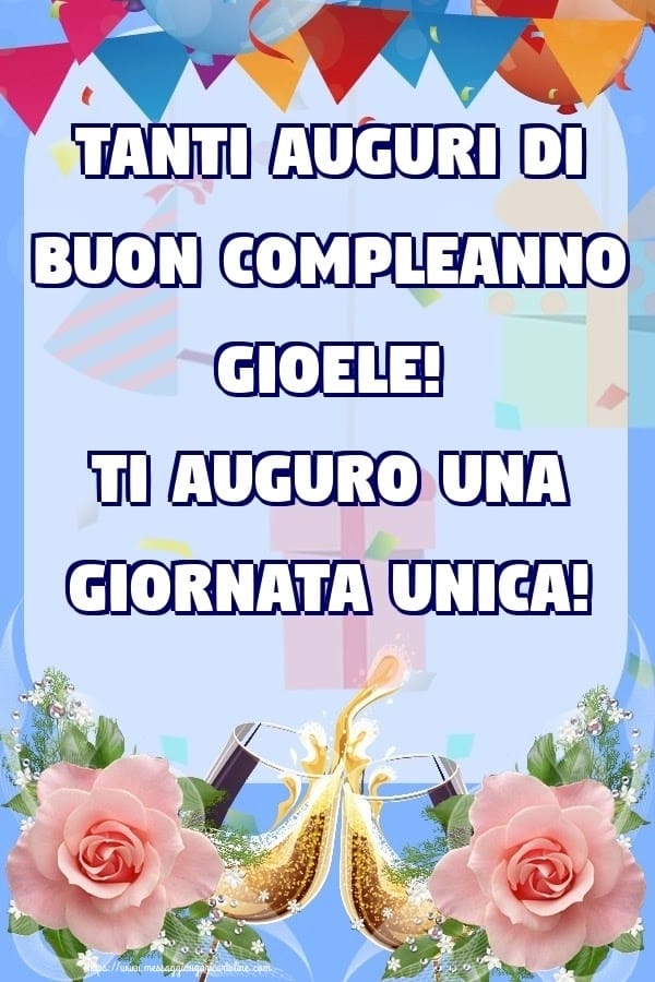 Buon compleanno Gioele – immagine di buon compleanno n. 73