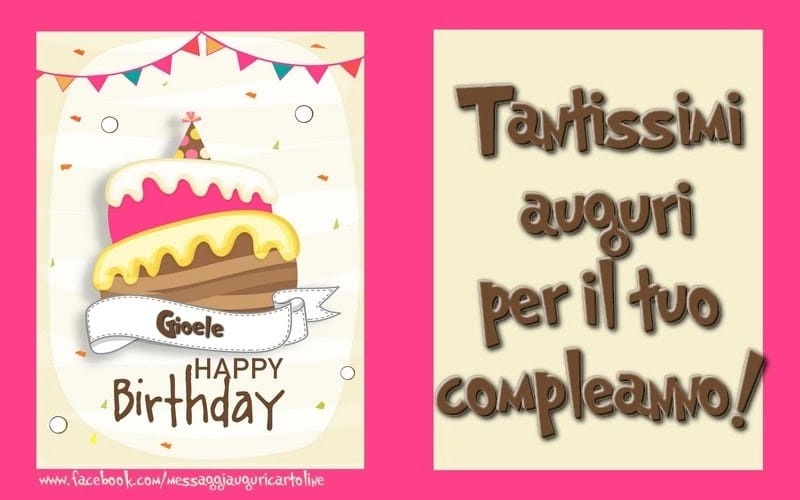Buon compleanno Gioele – immagine di buon compleanno n. 59