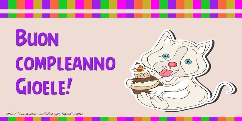 Buon compleanno Gioele – immagine di buon compleanno n. 69