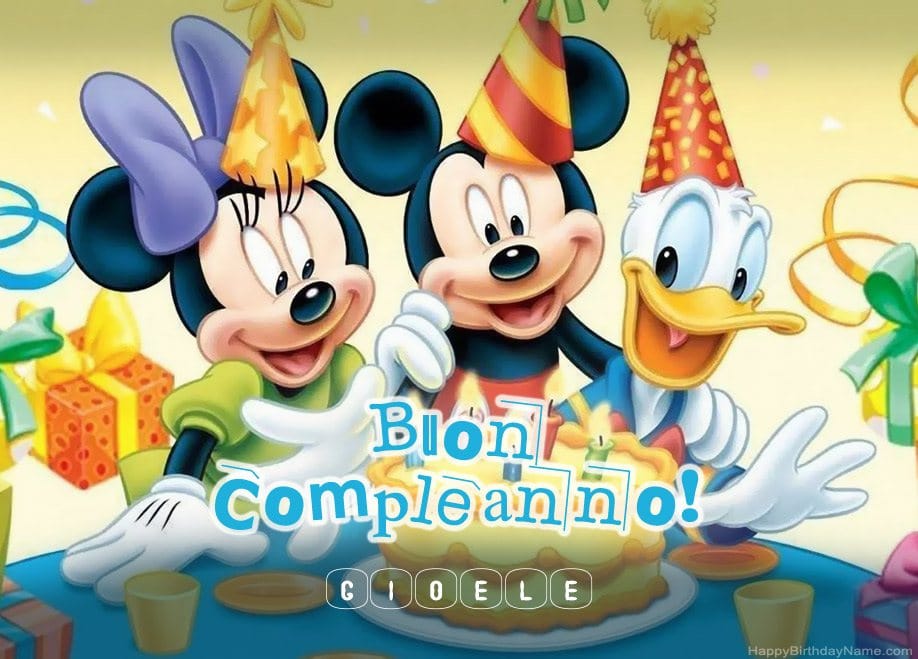 Buon compleanno Gioele – immagine di buon compleanno n. 50