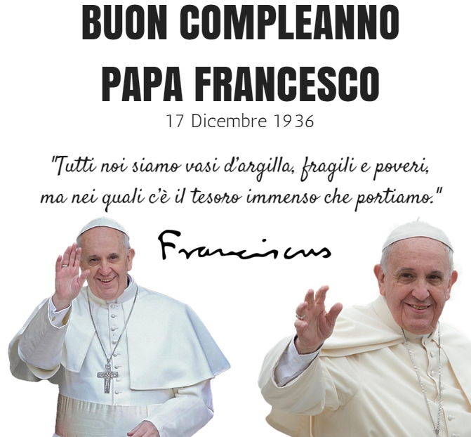 Buon compleanno Papa Francesco – immagine di buon compleanno n. 48