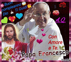 Buon compleanno Papa Francesco – GIF di buon compleanno n. 2