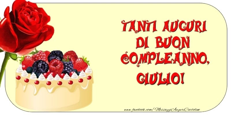 Buon compleanno Giulio – immagine di buon compleanno n. 68