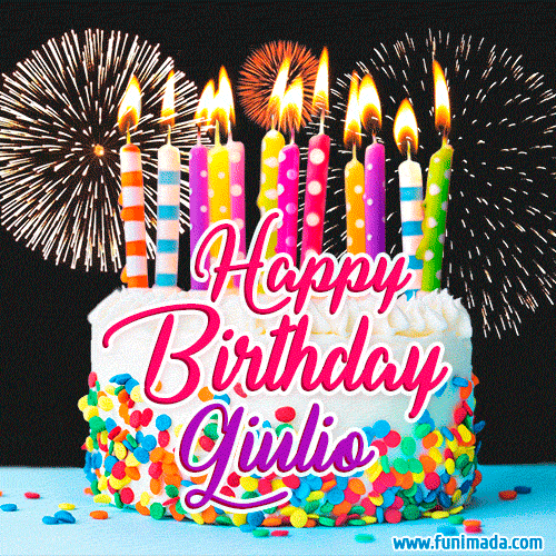 Buon compleanno Giulio – GIF di buon compleanno n. 7