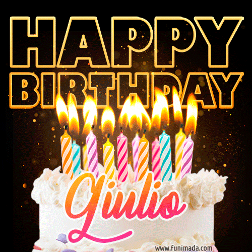 Buon compleanno Giulio – GIF di buon compleanno n. 4