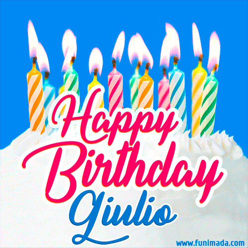 Buon compleanno Giulio – GIF di buon compleanno n. 2