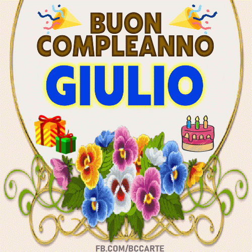 Buon compleanno Giulio – GIF di buon compleanno n. 17