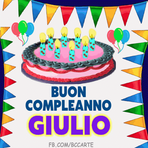 Buon compleanno Giulio – GIF di buon compleanno n. 16