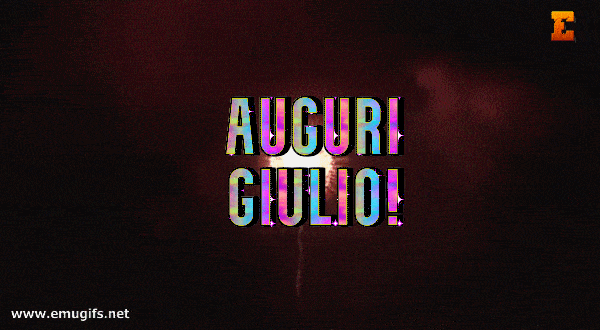 Buon compleanno Giulio – GIF di buon compleanno n. 13