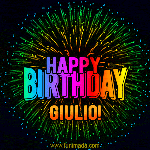 Buon compleanno Giulio – GIF di buon compleanno n. 10