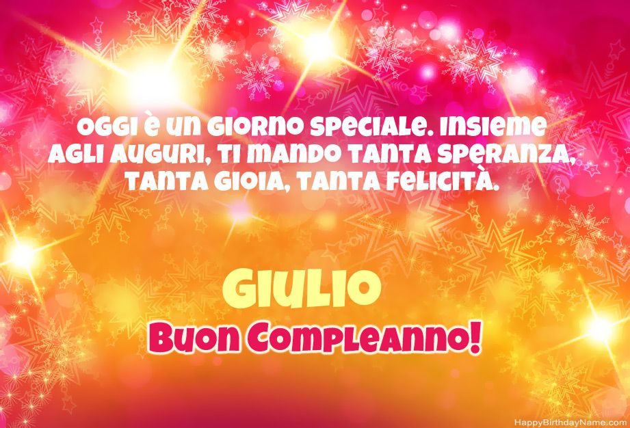Buon compleanno Giulio – immagine di buon compleanno n. 54
