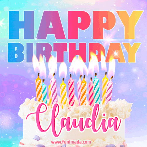 Buon compleanno Claudia – GIF di buon compleanno n. 15