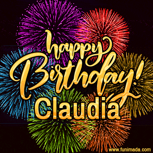 Buon compleanno Claudia – GIF di buon compleanno n. 18