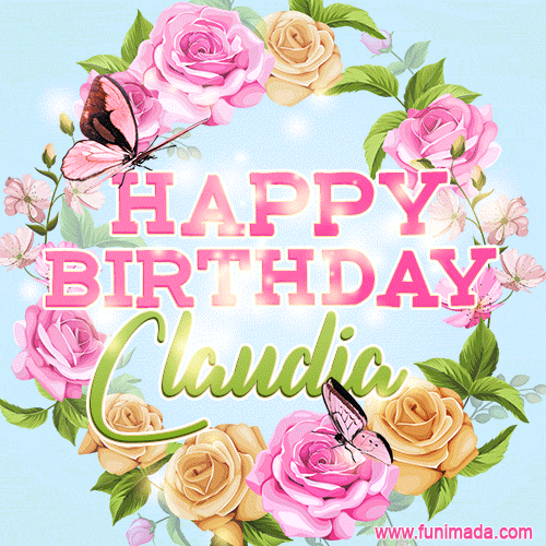 Buon compleanno Claudia – GIF di buon compleanno n. 17
