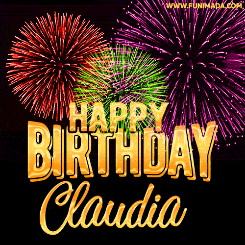 Buon compleanno Claudia – GIF di buon compleanno n. 20