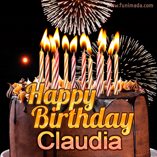 Buon compleanno Claudia – GIF di buon compleanno n. 5