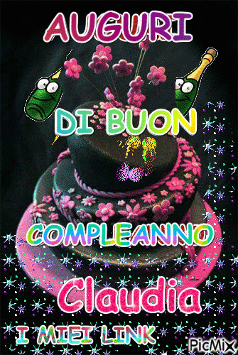 Buon compleanno Claudia – GIF di buon compleanno n. 24