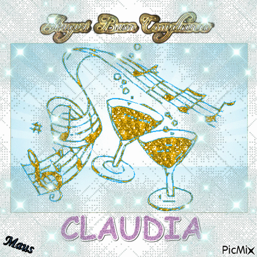 Buon compleanno Claudia – GIF di buon compleanno n. 26