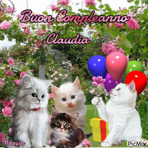 Buon compleanno Claudia – GIF di buon compleanno n. 27