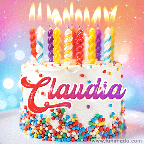Buon compleanno Claudia – GIF di buon compleanno n. 4