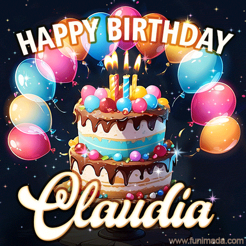Buon compleanno Claudia – GIF di buon compleanno n. 11