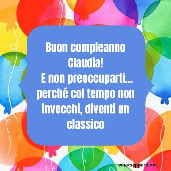 Buon compleanno Claudia – immagine di buon compleanno n. 67