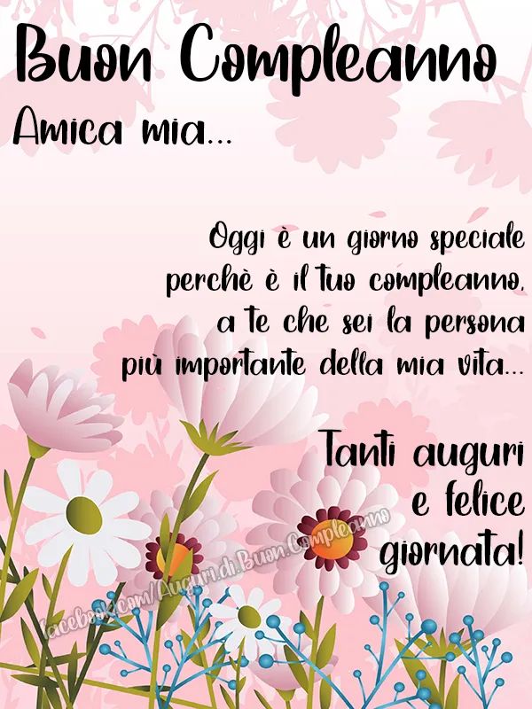 Bellissima lettera di buon compleanno a un’amica speciale – immagine di buon compleanno n. 2