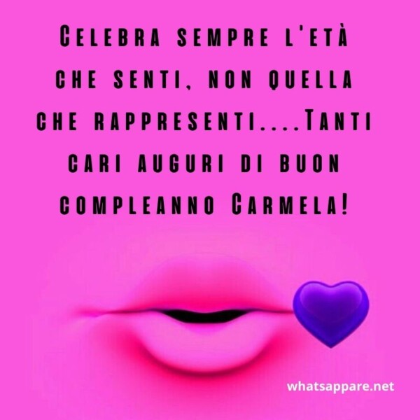 Buon compleanno Carmela – immagine di buon compleanno n. 28