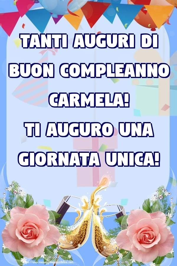 Buon compleanno Carmela – immagine di buon compleanno n. 18
