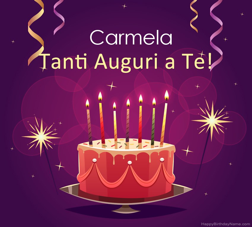 Buon compleanno Carmela – immagine di buon compleanno n. 35
