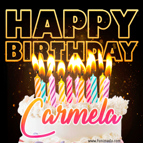 Buon compleanno Carmela – GIF di buon compleanno n. 12
