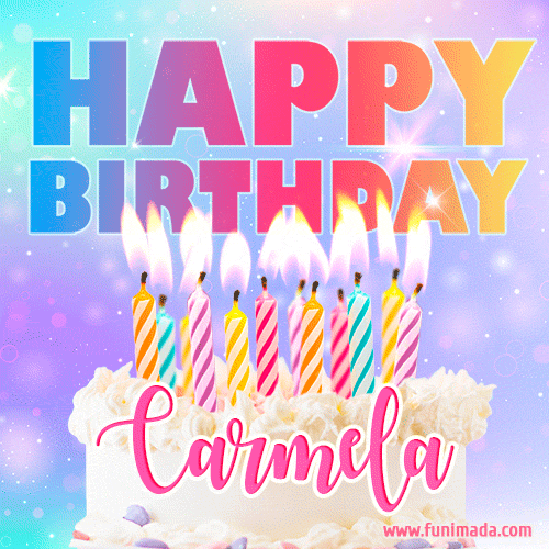 Buon compleanno Carmela – GIF di buon compleanno n. 13