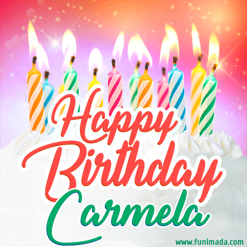 Buon compleanno Carmela – GIF di buon compleanno n. 14