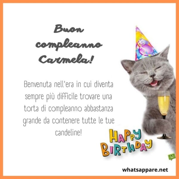 Buon compleanno Carmela – immagine di buon compleanno n. 33