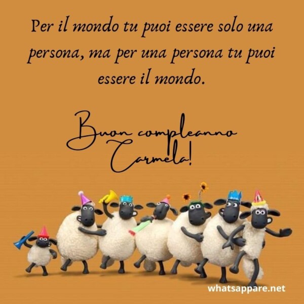 Buon compleanno Carmela – immagine di buon compleanno n. 31