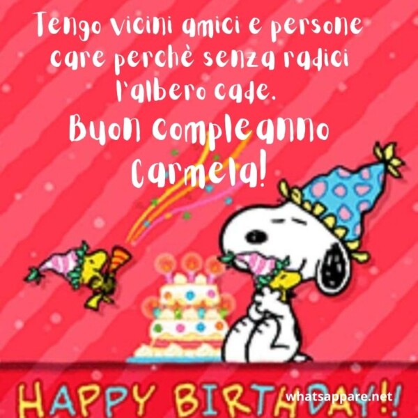 Buon compleanno Carmela – immagine di buon compleanno n. 29
