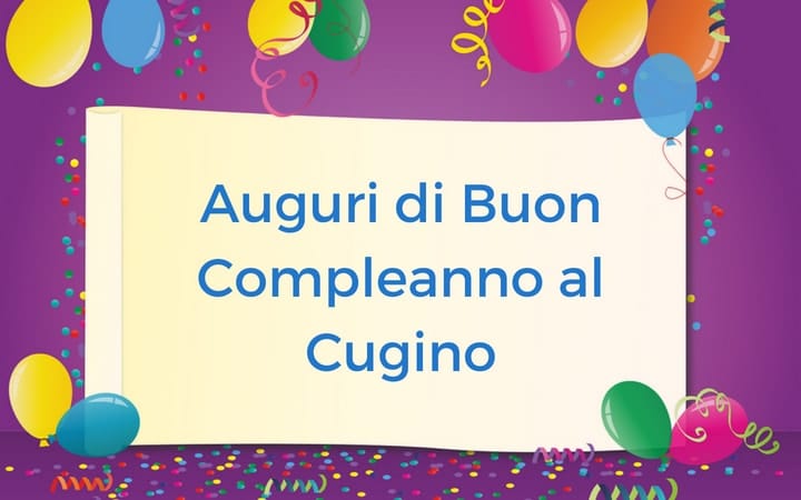 Buon compleanno Cugino – immagine di buon compleanno n. 59